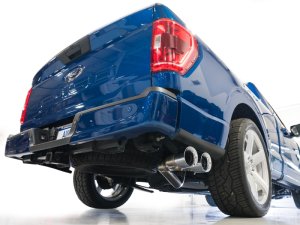Ford F-150 Performance Exhaust - Side Exit - AWE Tuning - Cat-Back, 0FG with 180 Technology - Chrome Silver - `21-`25
